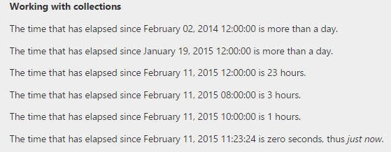 working with collections